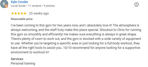 Review screenshot